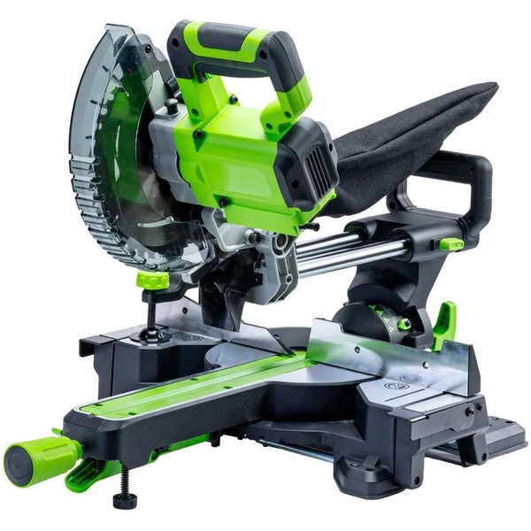 Торцовочная пила Greenworks GD24MS216 24V бесщеточная с протяжкой (1хАКБ 5Ач и ЗУ) 1501707UG