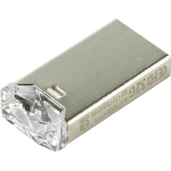 USB Flash Apacer AH111 64GB AP64GAH111CR-1 (белый/серебристый)