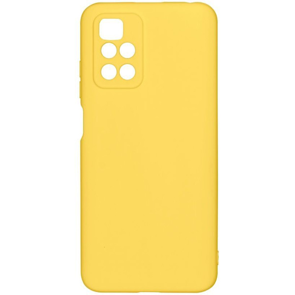 Накладка Case Coated для Xiaomi Redmi 10 (желтый)