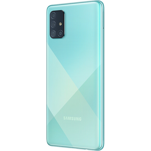 Смартфон Samsung Galaxy A71 (голубой)