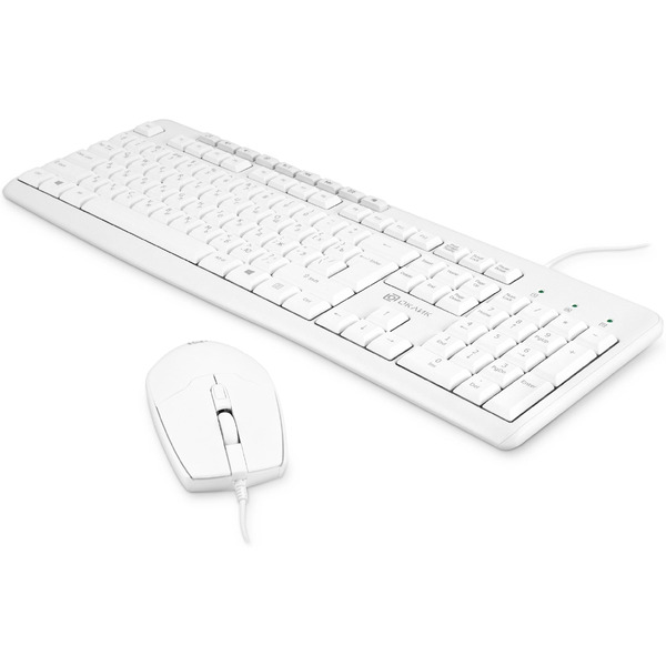 Клавиатура + мышь Oklick S650 (белый)