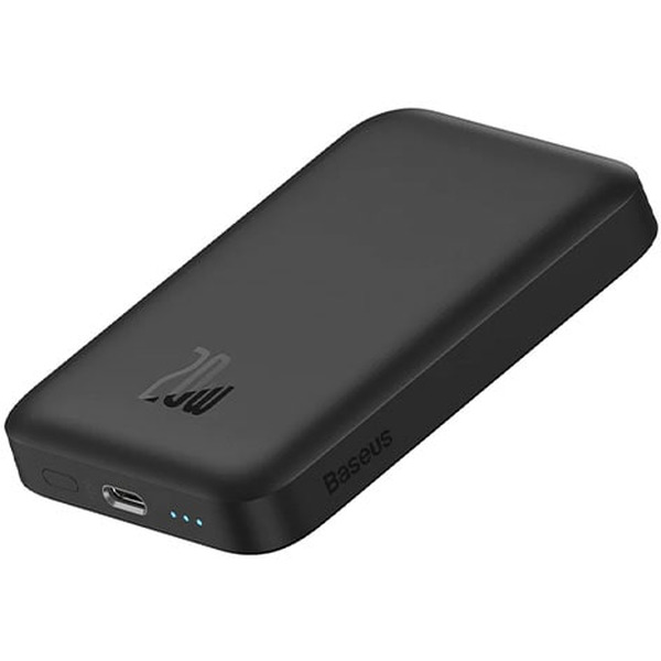 Внешний аккумулятор Baseus Magnetic Mini Wireless Fast Charge Power Bank 20W 20000mAh (черный)