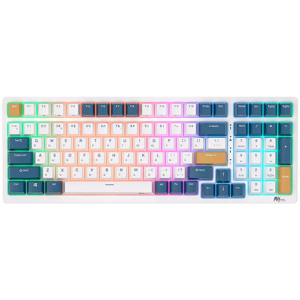 Клавиатура Royal Kludge RK98 Klein blue (Brown switch)