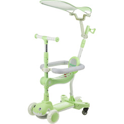 Самокат детский Ricos T-Rex JSCML603B (белый/зеленый)