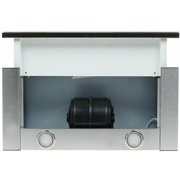 Вытяжка Elikor Интегра Glass 60Н-400-В2Д 940982 (нержавеющая сталь/черное стекло)