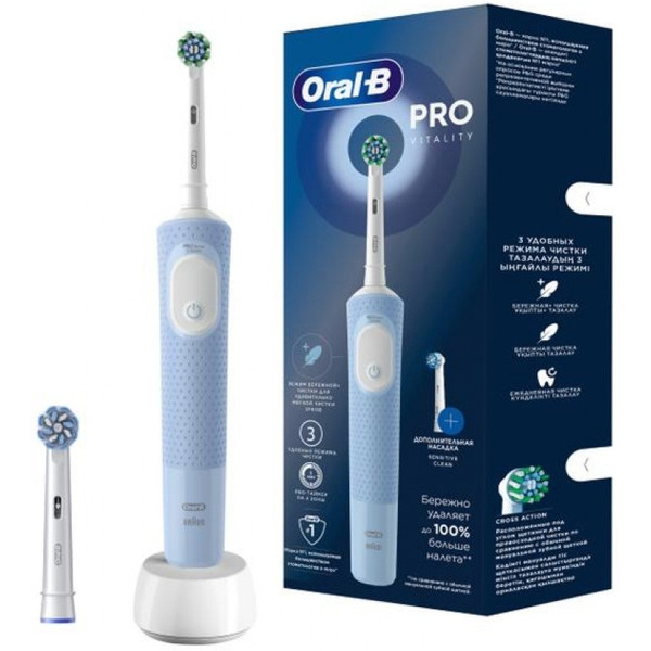 Электрическая зубная щетка Oral-B Vitality Pro X Clean D103.423.3 (голубой)