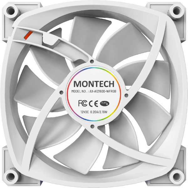 Вентилятор для корпуса Montech AX120 PWM WHITE
