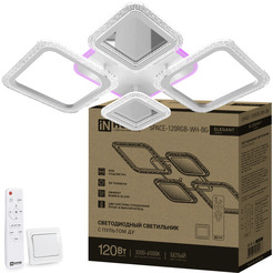Светильник светодиодный IN HOME ELEGANT SPACE-120RGB-WH-BG (4690612062327)