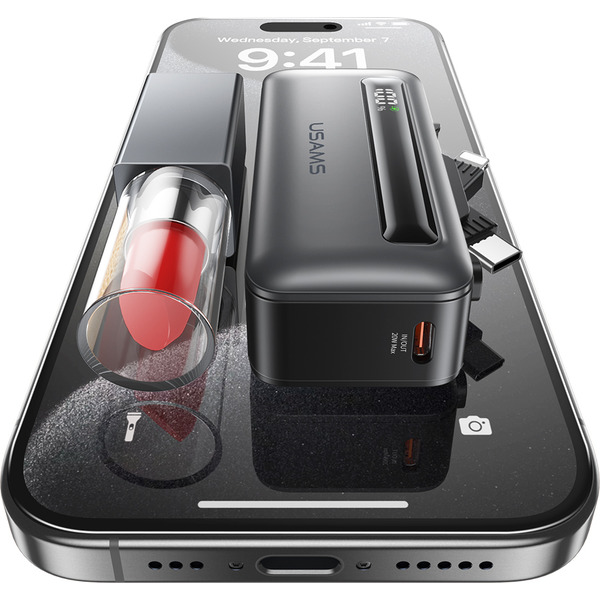 Внешний аккумулятор USAMS CD233 Mini 5000mAh (серый)