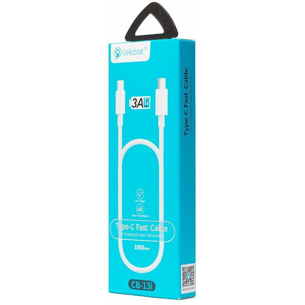 Кабель Celebrat CB-13i (белый)