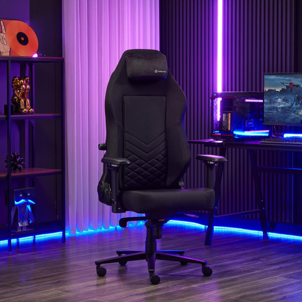 Игровое кресло EVOLUTION TITAN FABRIC Black