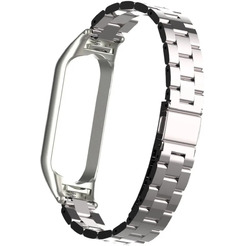 Ремешок Bingo Stainless для Xiaomi Mi Band 5/6 Серебристый