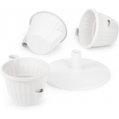 Горшок Альтернатива Каскад М8067 (белый)