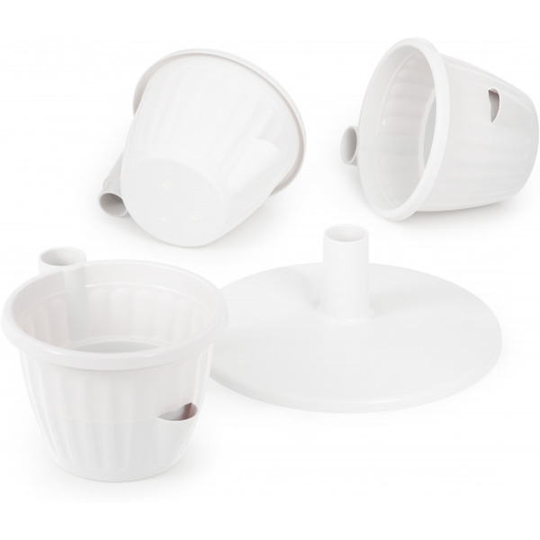 Горшок Альтернатива Каскад М8067 (белый)