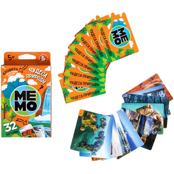 Настольная игра Десятое королевство Мемо. Чудеса природы 4988