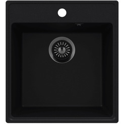 Мойка кухонная Maunfeld Perla 460 MFQS-460B (черный)