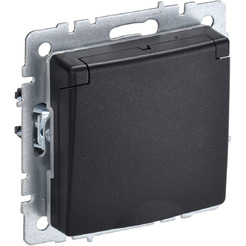 Розетка IEK Brite РСбш10-3-44-БрЧ