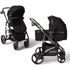 Детская универсальная коляска Bubago Zoom 2 в 1 BG 135-B-1 (черный)