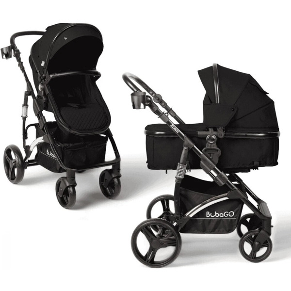 Детская универсальная коляска Bubago Zoom 2 в 1 BG 135-B-1 (черный)