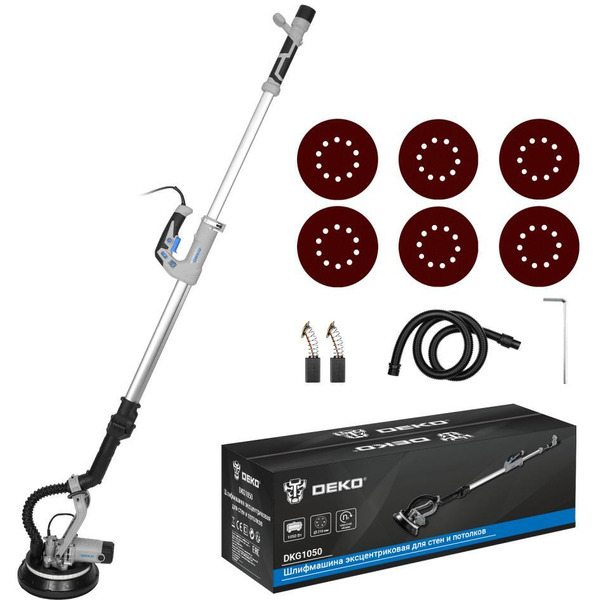 Шлифмашина для стен и потолков Deko DKG1050 (063-2208)