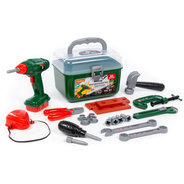 Набор детских инструментов Полесье №71 07989 (22 эл)