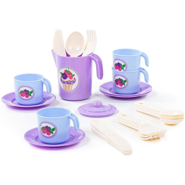 Набор игрушечной посуды Полесье Анюта 80066