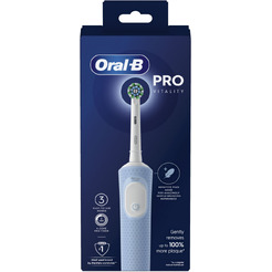 Электрическая зубная щетка Oral-B Braun VITALITY PRO Protect X Clean Vapor Blue Cross Action