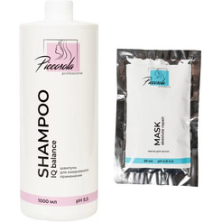Набор косметический Piccosola professional IQ Balance  (шампунь 1000 мл + маска саше 20 мл)