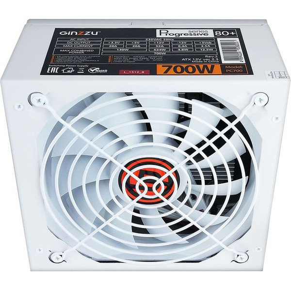 Блок питания Ginzzu PC700 (белый)