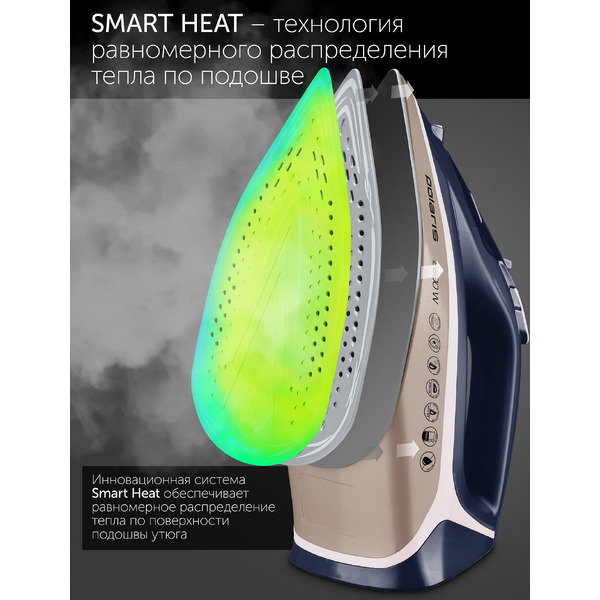 Утюг Polaris PIR 2868AK (синий)