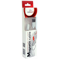 Кабель магнитный USB 2.0 Cablexpert CC-USB2-AMMg-1M (для адаптеров TypeC - microBM 5P - iPhone lightning) 1 м