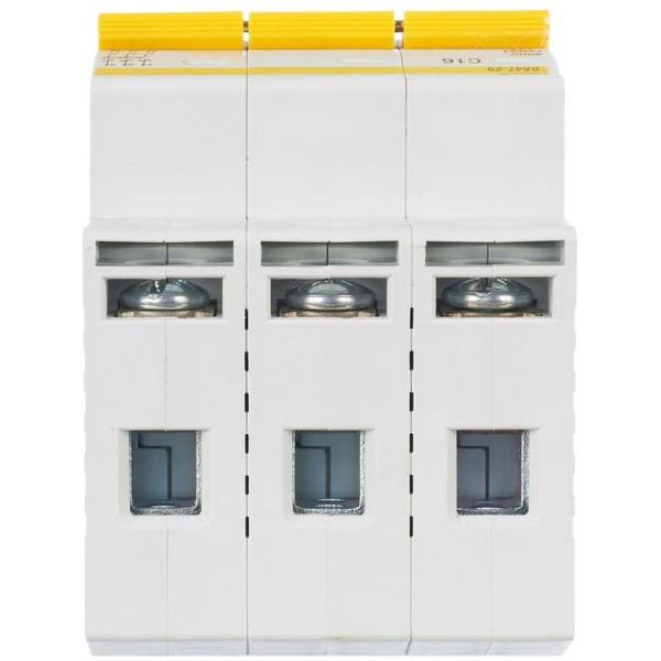 Выключатель автоматический IEK ВА47-29 16А 3Р 4.5кА С MVA20-3-016-C