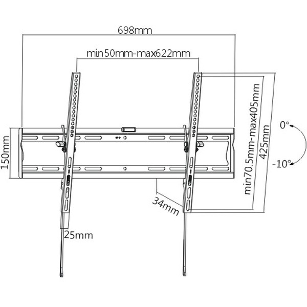 Кронштейн Brateck KL20-64T