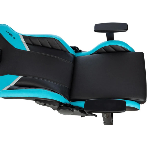 Кресло игровое Knight Thunder 5X (черный/голубой)