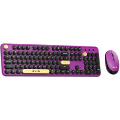 Клавиатура + мышь AULA AC306 (Eggplant Purple-Black)