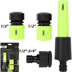 Набор быстрых соединителей для шланга Deli EDL8798