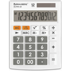 Калькулятор BRAUBERG Ultra 12-WT (250496)