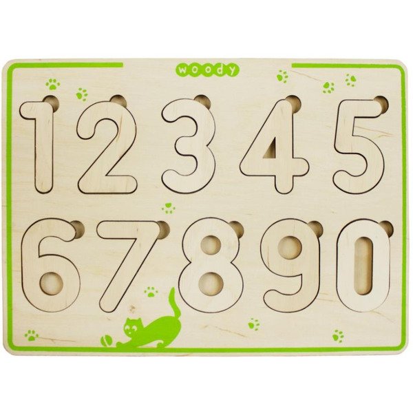 Набор цифр Woody Умные цифры 02499