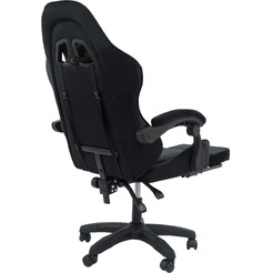 Вибромассажное кресло Calviano 1584 (велюр, черный)