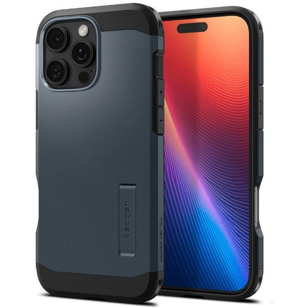 Чехол для телефона Spigen Tough Armor Mag Magsafe для iPhone 16 Pro ACS08147 (синий)
