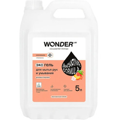 Экогель для мытья рук и умывания WONDER LAB Розовые персики WL5000HWG20PP 5л