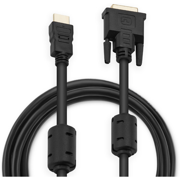 Кабель Buro HDMI-19M-DVI-D-1.8M