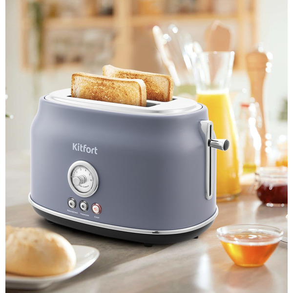 Тостер Kitfort КТ-2038-3 (серый)