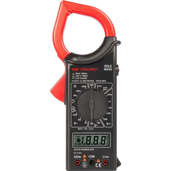 Токовые клещи цифровые КВТ PROLINE KT 266F 79133