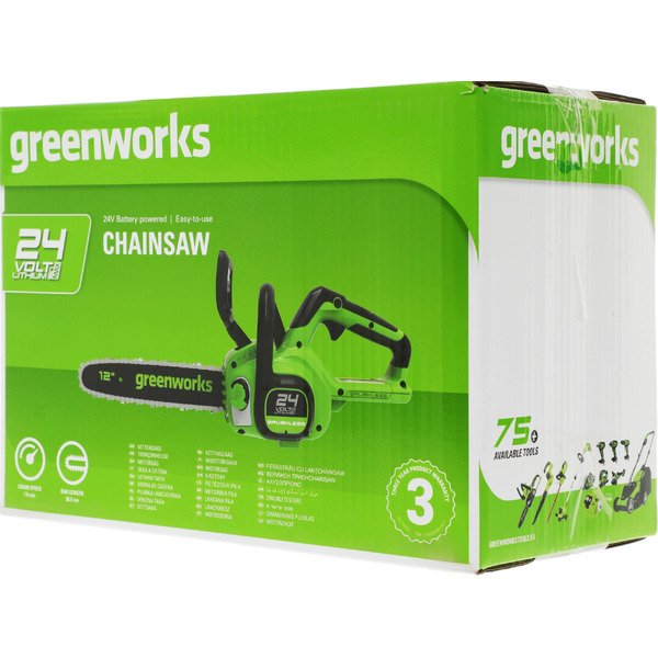 Аккумуляторная пила Greenworks GD24CS30K4 2007007UB