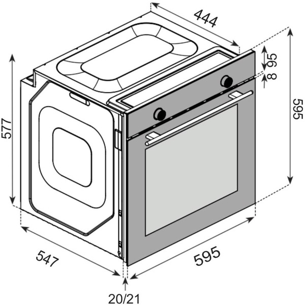 Духовой шкаф Konigin Barberry 60 WH E9