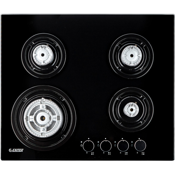 Встраиваемая варочная газовая поверхность EXITEQ EXH-212 black