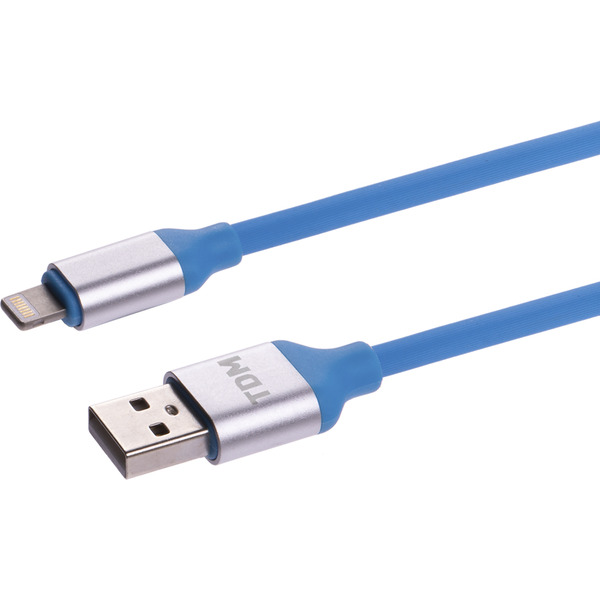 Кабель TDM Electric USB Type-A - Lightning SQ1810-0318 (1 м, синий)