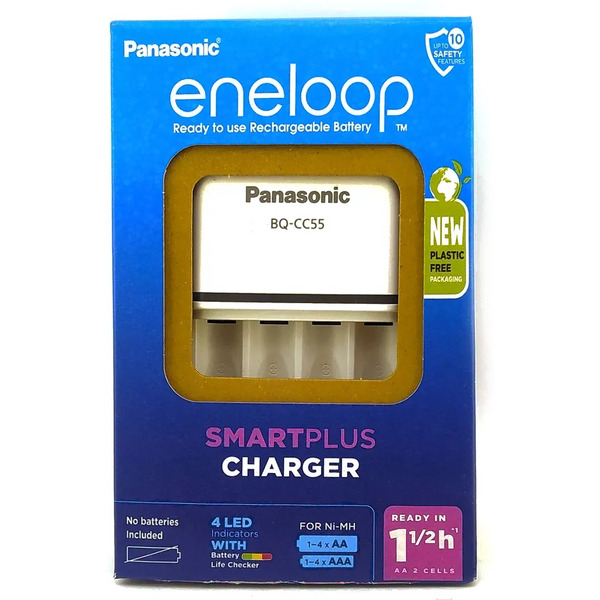 Зарядное устройство Panasonic BQ-CC55E (белый)