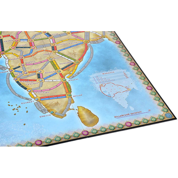 Настольная игра Hobby World 915678 Ticket to Ride: Индия и Швейцария